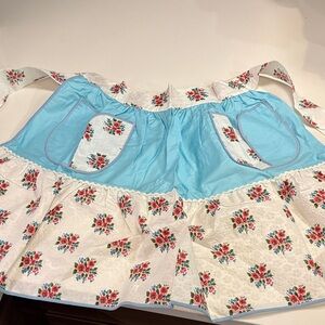 Vintage Handmade Floral Apron